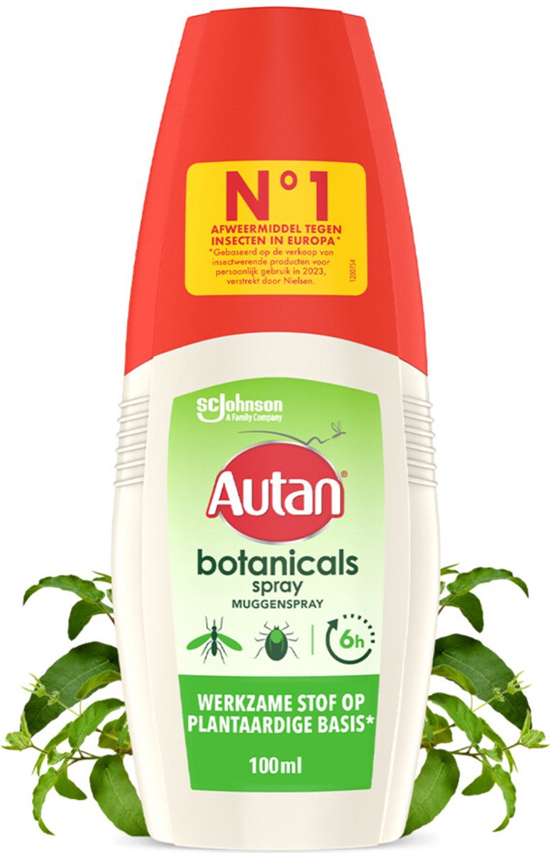 Autan Botanicals Spray - 3 x 100 ml - Voordeelverpakking