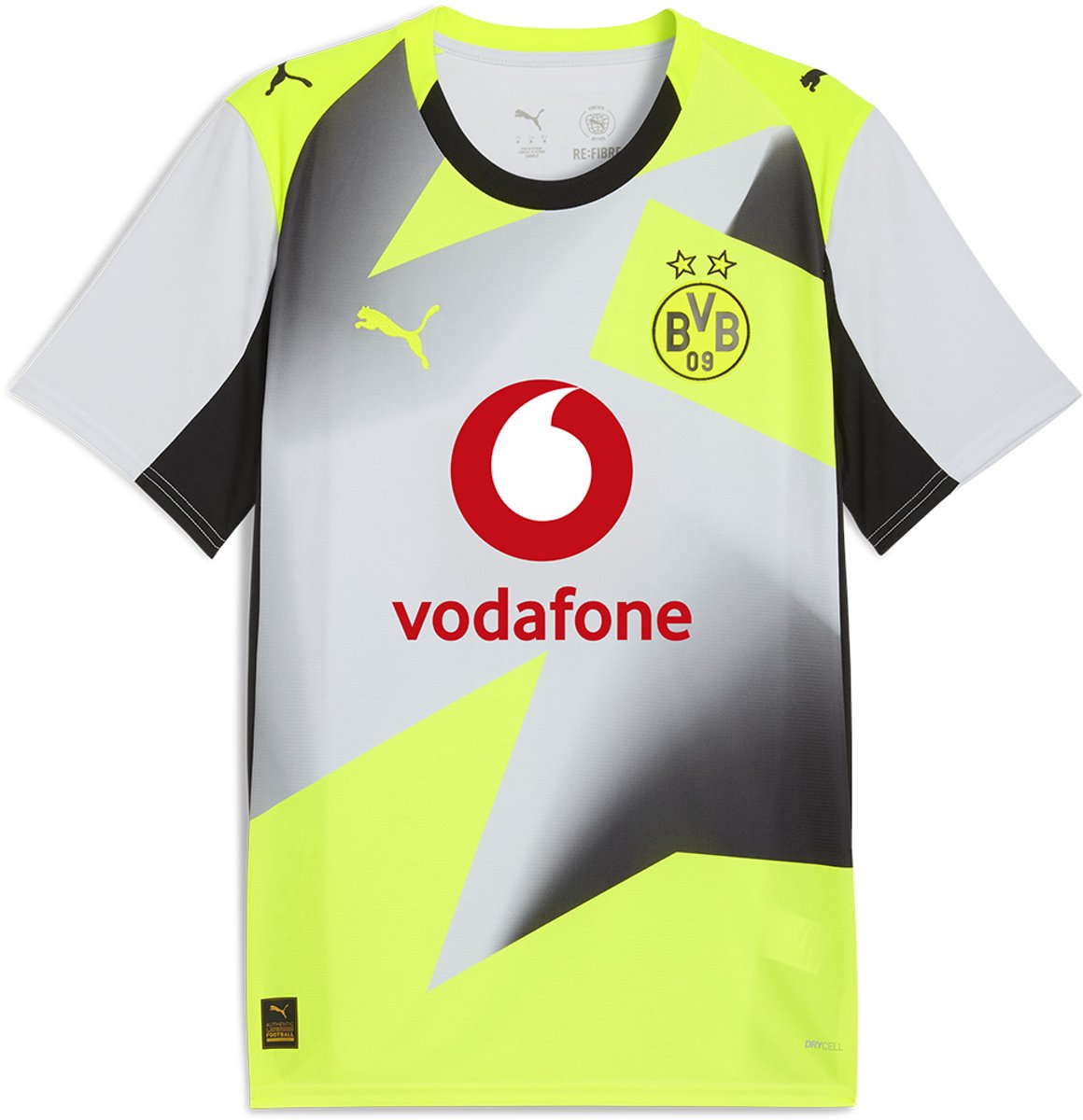 Puma Bvb Borussia Dortmund 25/26 Replica Weg T-shirt Met Korte Mouwen Geel L Man