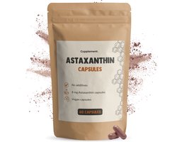 Cupplement Astaxanthine 8 mg 60 Capsules - Huid & Ogen - 60 dagen voorraad per zakje