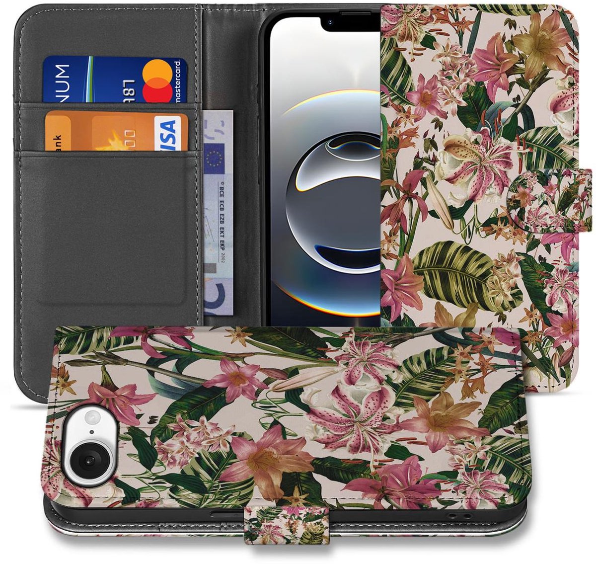 iPhone 16e/17e Hoesje Flowers