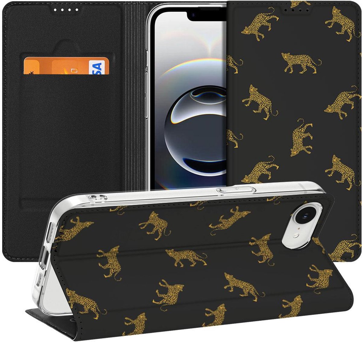 Hoesje maken voor Apple iPhone 16e/17e Leopards