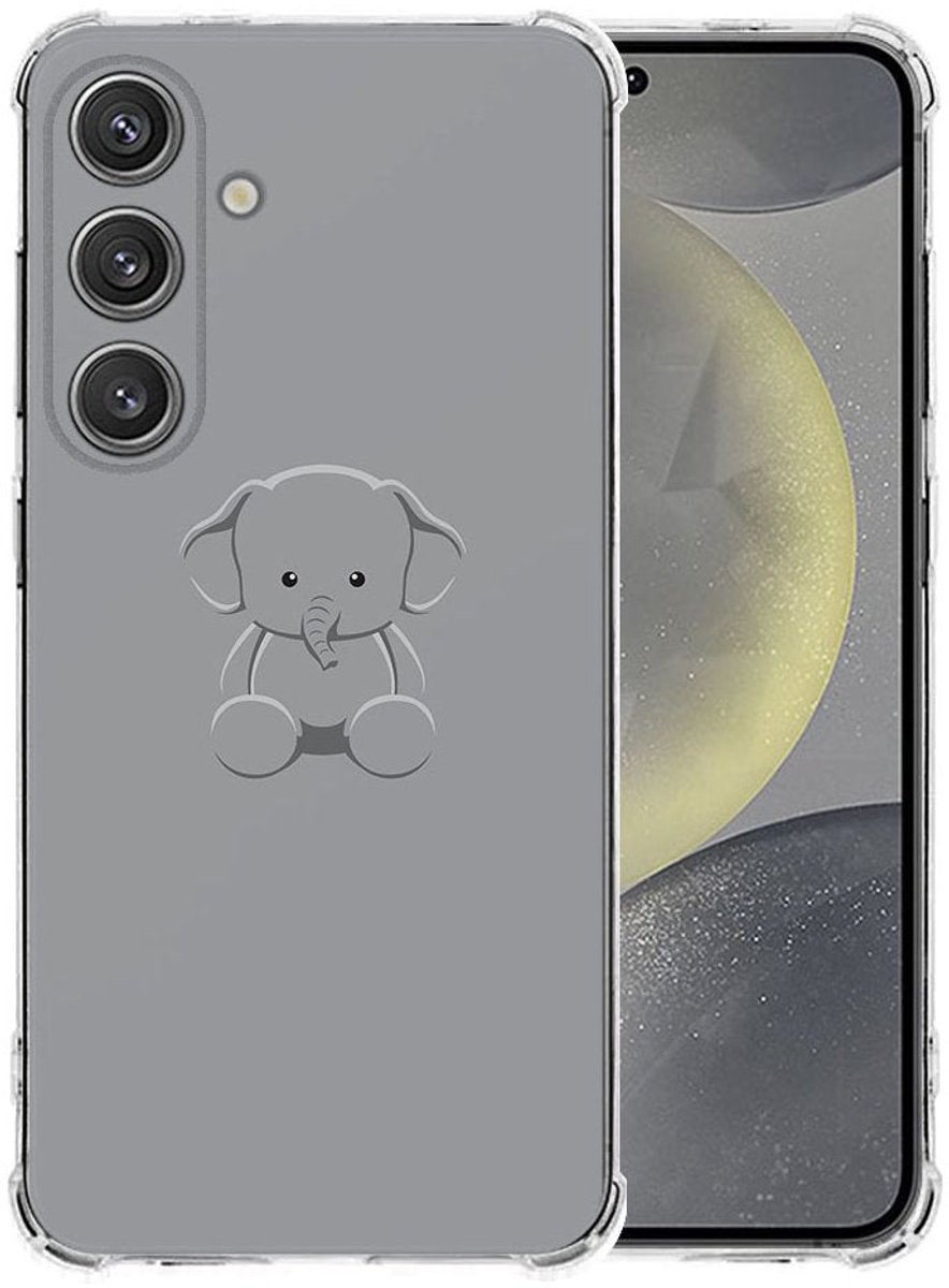 Samsung Galaxy S25 Plus Hoesje - Baby Olifant TPU Antishock