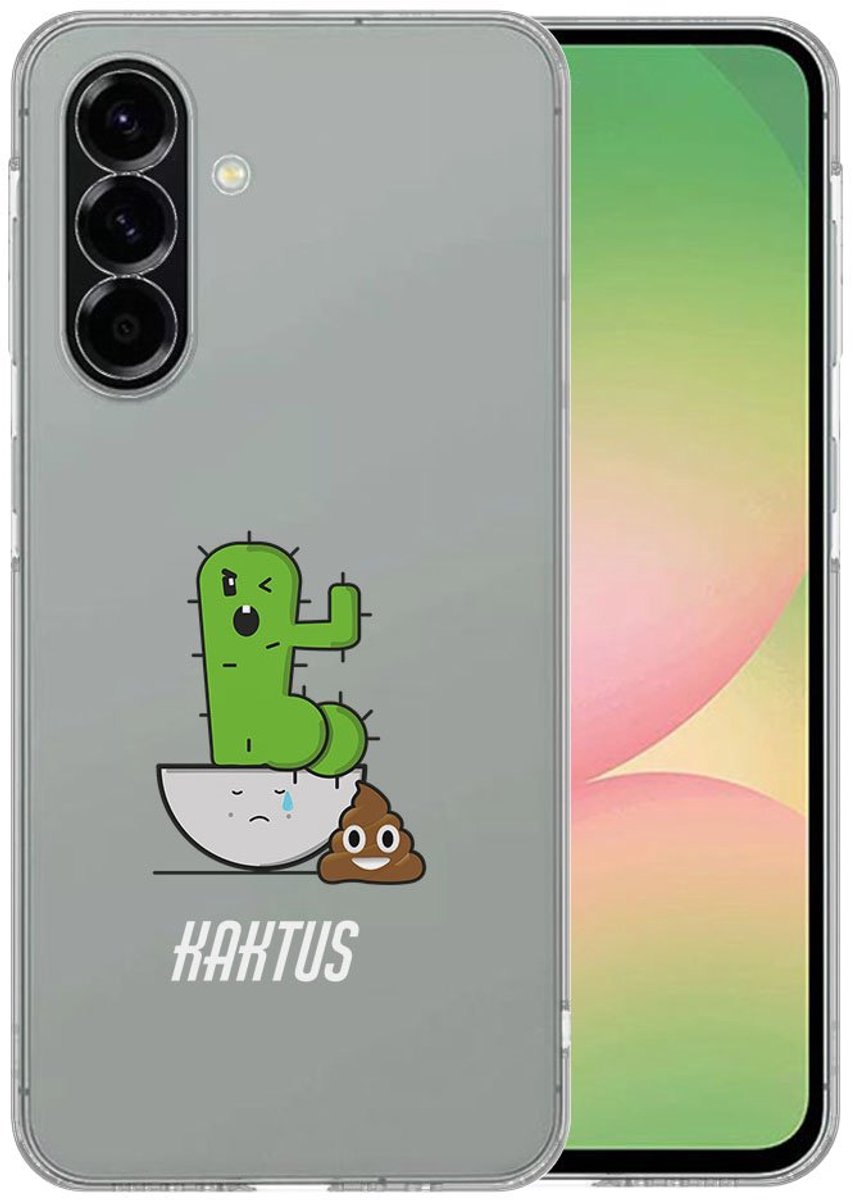 TPU Hoesje Samsung Galaxy A56 - Cactus Poo Backcover
