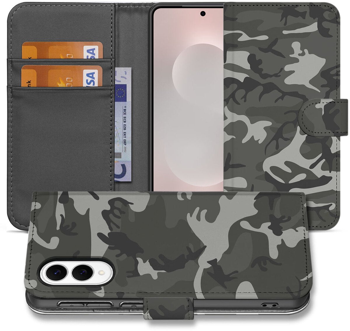 Samsung Galaxy S25 Edge Telefoon Hoesje Army Light