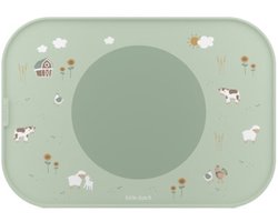 Set de table Mepal Mio Little Dutch - Cercle antidérapant qui maintient tout en place - Compatible lave-vaisselle - Little Farm