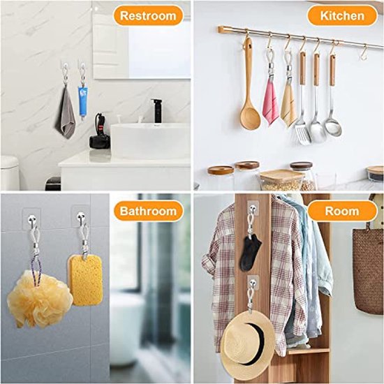Nog 4 stuk handdoekclips, hanger met lussen, zwarte klem, handdoekhouder clips