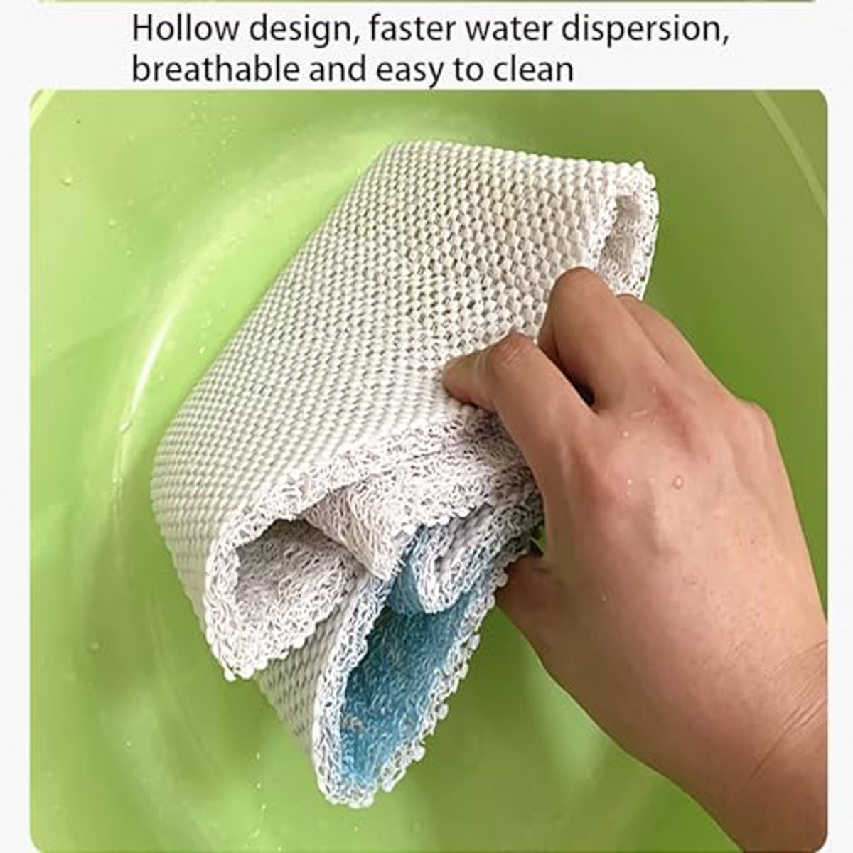 Antislip Hoekdouchemat 60 x 60 cm - Wasbaar met Afvoergat voor Binnendouches