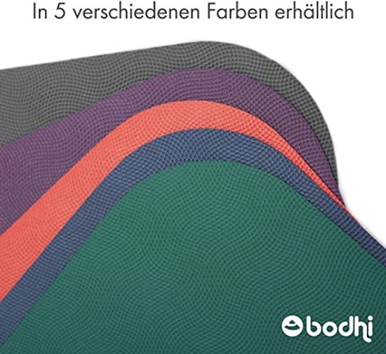 Eco Pro yogamat - Natuurlijk rubber, extreem antislip, perfect voor yoga en pilates, 185 x 60 x 0,4 cm — afbeelding 5