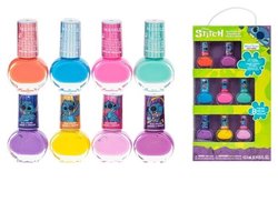 foto van Disney Stitch Nagellakset – 8-delig – Peelable Kindernagellak – Veilige Afpelbare Nagellak in Vrolijke Kleuren – Leuk Cadeau voor Meisjes