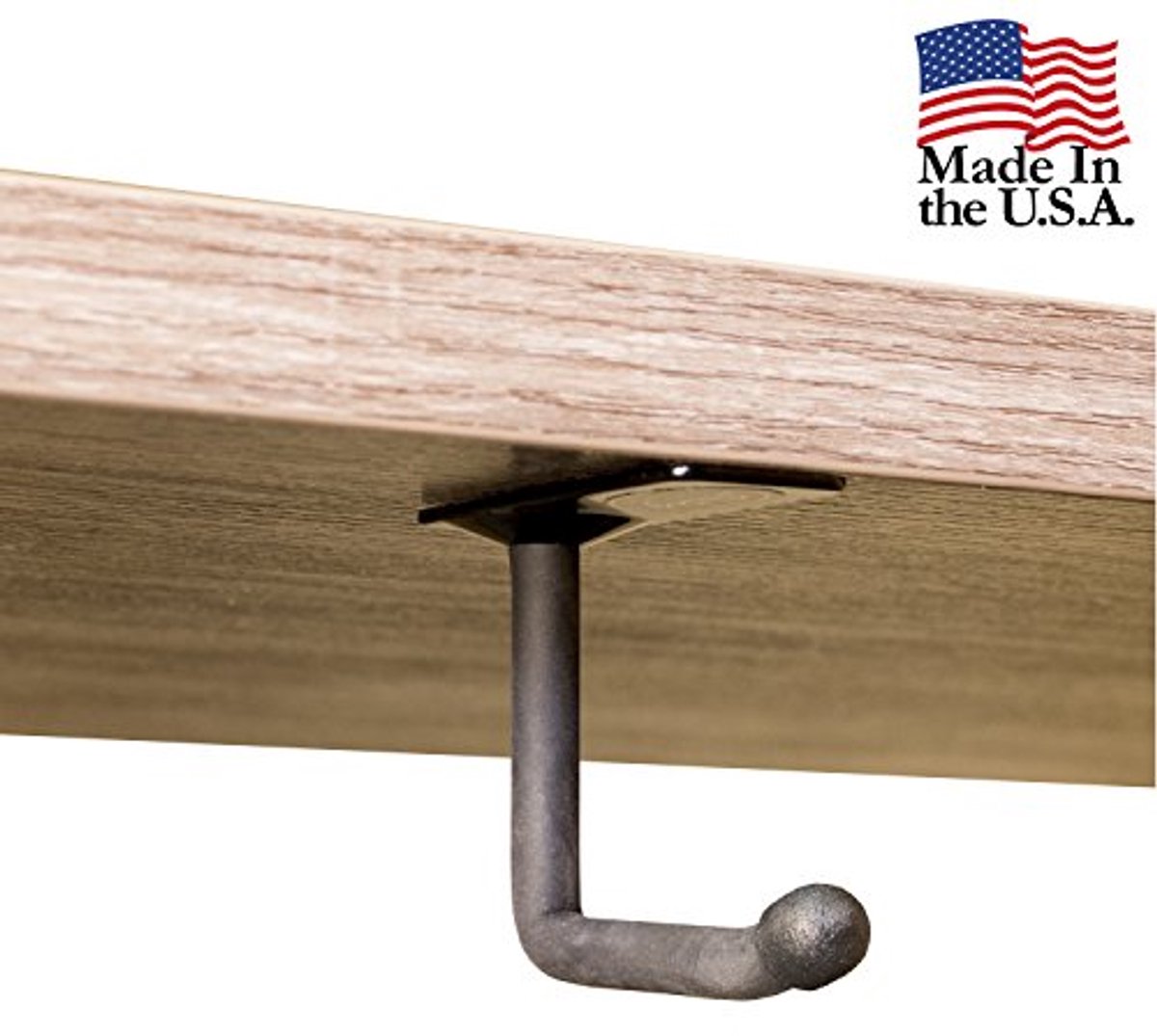 Hoofdtelefoon Hanger voor Onder Bureau of Tafel - Schroef of Zelfklevende Bevestiging