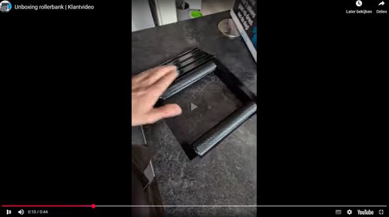 Datona® Rollerbank aluminium - Voor motor tot 500 kg - Compact 30,5x23x4 cm - Rollen Ø33 mm L190 mm - Anti-slip - 1,8 kg