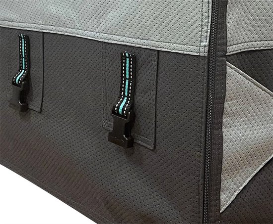 Brunner Caravanhoes Design 12M - Voor Caravans van 450 - 500 cm - Ademend & Waterafstotend - 4-Lagen UV-Bescherming - Windvast - Met Opbergtas — afbeelding 3