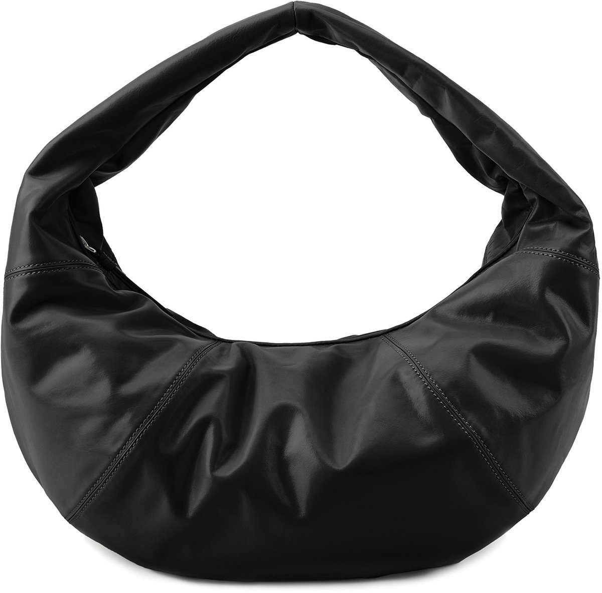 LES VISIONNAIRES Greta Schoudertas Leer 41 cm - Dames - black