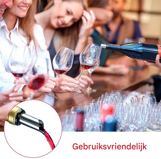 Bec verseur Dussdote - Disque verseur - Aide au versement - Aide au versement anti-goutte - 75 mm - pour fêtes de bouteilles de vin, anniversaires, mariages - 30 pièces