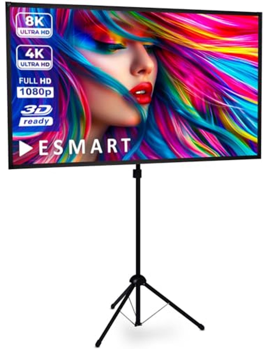 Ultralichtgewicht Driepootscherm 80" voor Home Cinema Projectoren