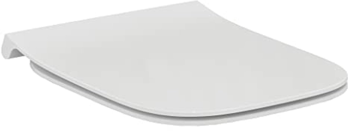 Wc-bril met soft-sluiting en metalen scharnieren - Wit