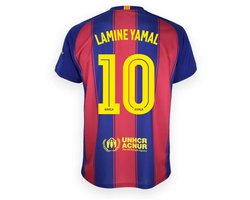 FC Barcelona Lamine Yamal Voetbaltenue Kind - Officiële Fanmerchandise - Shirt + Broekje - Maat 116 t/m 164