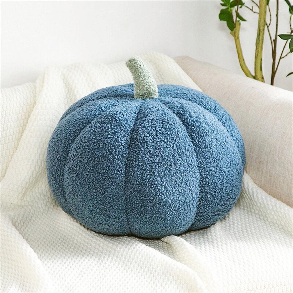 Daity 1 stuk - Pompoen Pluche Kussen - Halloween Decoratief Kussen - Pluche Kussen - 20 cm