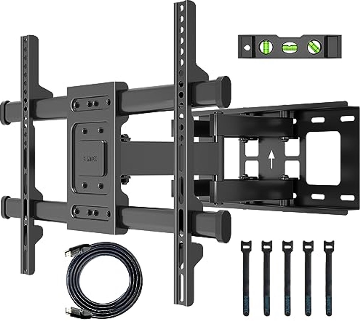 TV Muurbeugel Voor 32-84 Inch TV’s, Verstelbare Beugel met Draaien en Kantelen, Stevige Montage Tot 60kg