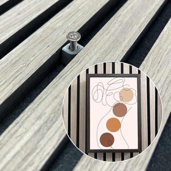Wandplank smal voor Akupanelen | CREATE