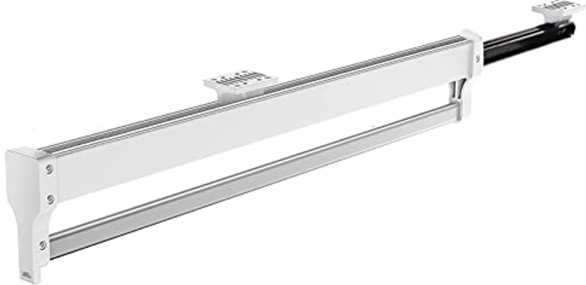 Uittrekbare Kledingstang Voor Kleerhangers - Verstelbare Telescoopstang 447 mm Wit