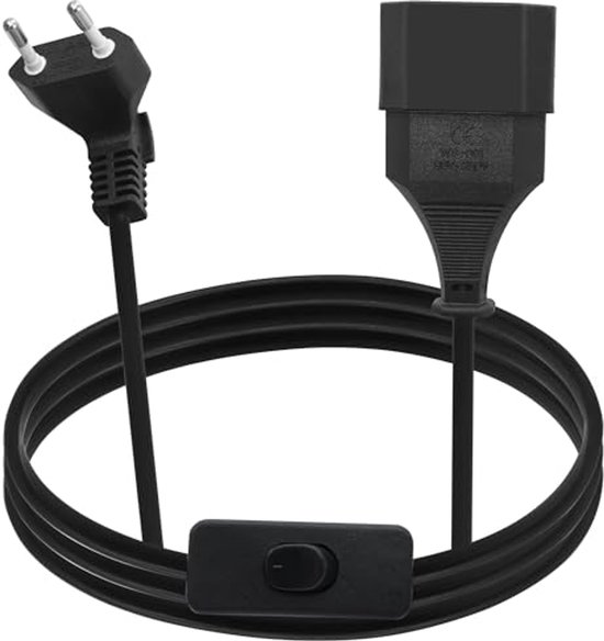 CEE verlengkabel 30M met haakse contrastekker Schuko stopcontact 3x2,5mm