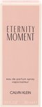 Emballage du vaporisateur Calvin Klein Eternity Moment Eau de Parfum, 30 ml.