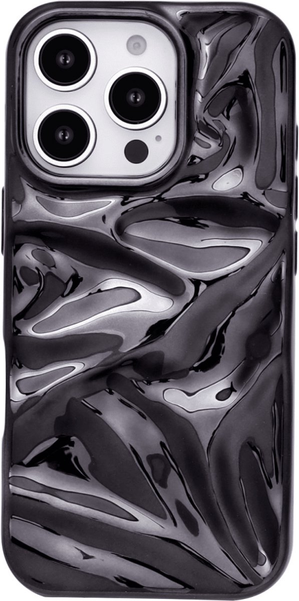 Casemania - Backcover iPhone 16 Pro - Zwart