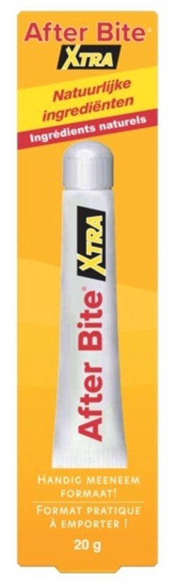 After Bite XTRA tube met natuurlijke ingrediënten, handig meeneemformaat.