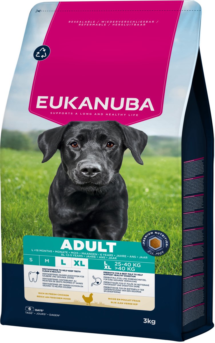 Eukanuba Adult Large kip hondenvoer 3 kg