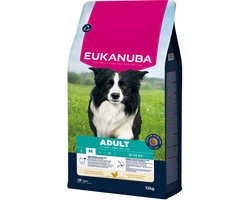 Eukanuba Dog Adult - Medium Breed - Kip - Hondenvoer - 12 kg