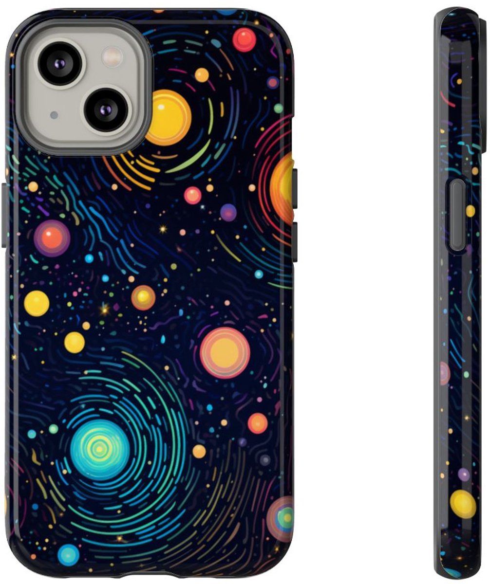 Kleurrijke Kosmische Sterrenbeelden – Telefoonhoesje Geschikt voor iPhone 14