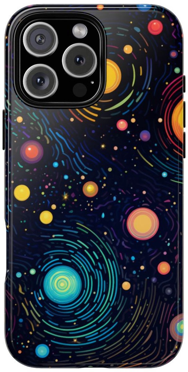 Kleurrijke Kosmische Sterrenbeelden – Telefoonhoesje Geschikt voor iPhone 16 Pro Max