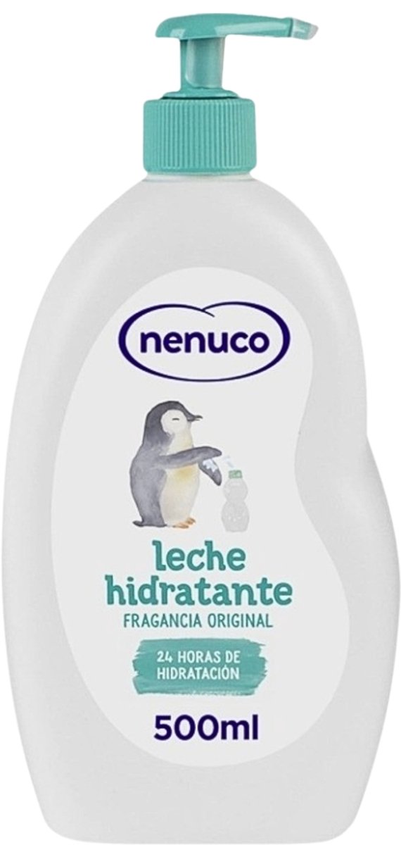 2 x Nenuco - Bodymilk - Verzorgende Bodylotion - Hydraterend - Met Pomp - 500 ml - Baby Bodymilk - Hydraterende Bodylotion - Babyhuid Verzorging - Shea Butter - Nenuco Bodymilk — afbeelding 2