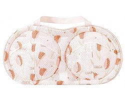 Premie BH Waszakken - 2 stuks BH Wasnetje Voor Wasgoed - Anti-Vervorming - Waszakje Lingerie - Met Rits - voor Wasmachine - Tulppatroon