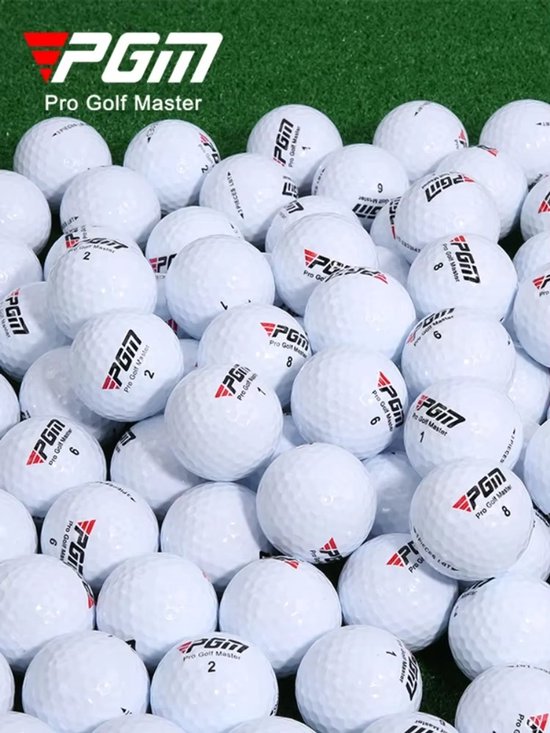 PGM|PRO GOLF MASTER | 3-Laagse Golfbal – Premium Kwaliteit voor Binnen en Buiten – 1 Stuk – Golfballen – Match / Wedstrijd Golfbal | #NO:2 van PGM — afbeelding 2