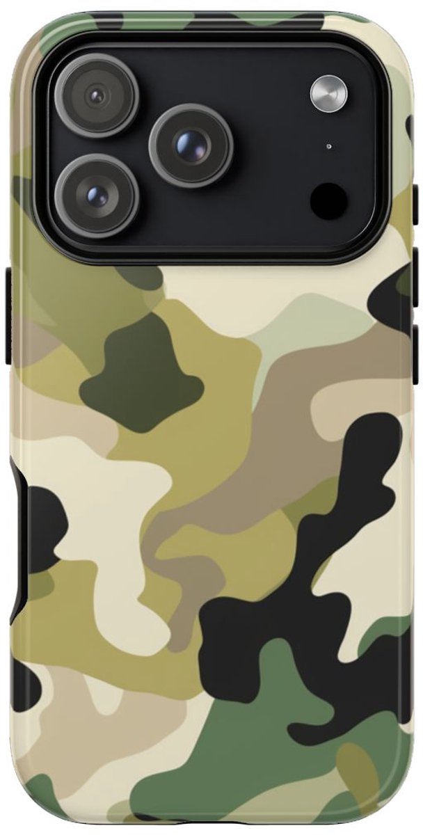 Klassiek Camouflagepatroon – Telefoonhoesje Geschikt voor iPhone 17 Pro