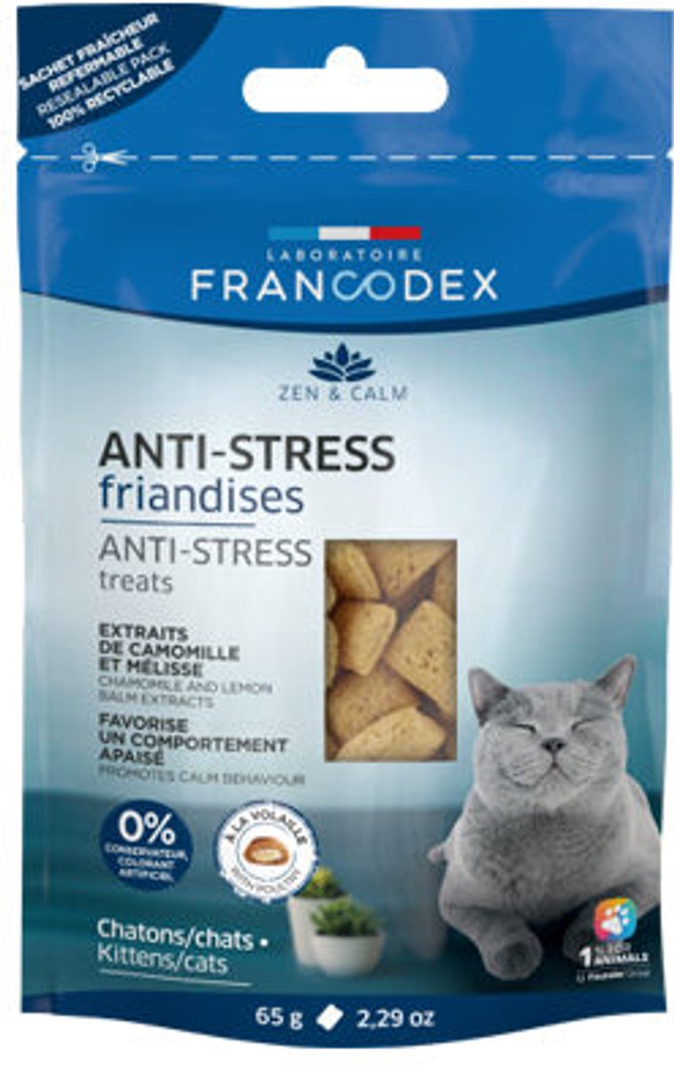 Francodex Anti-Stress Treats Kat - 65 g