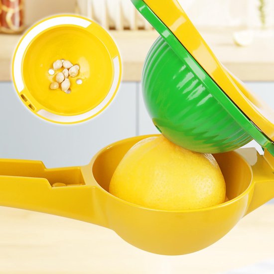 QTTVBTNA -2-in-1 Citrus Pers - Gemakkelijk Schoon te Maken - Voor Vers Sap Thuis of in de Keuken van QTTVBTNA — afbeelding 4