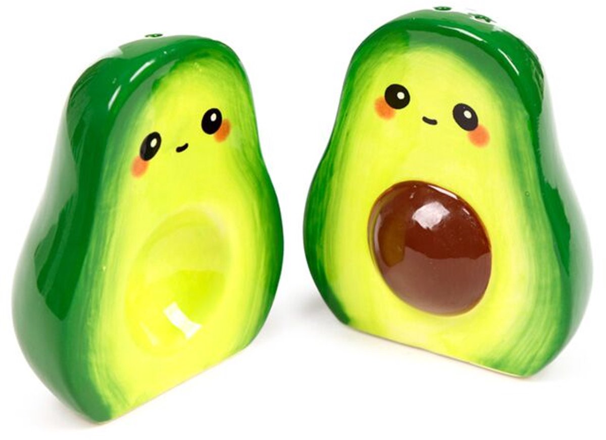 avocado peper en zout stel/Pedro de Avocado Foodiemals Peper- en Zoutstel