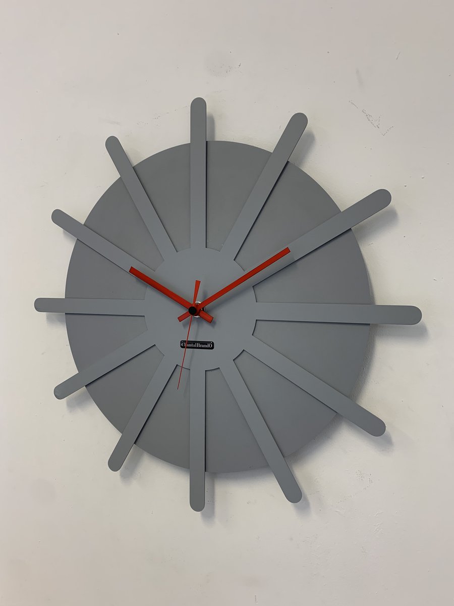 MOSACLOCK * ETOILE GRIS ** Wandklok Modern Industrieel Design **
