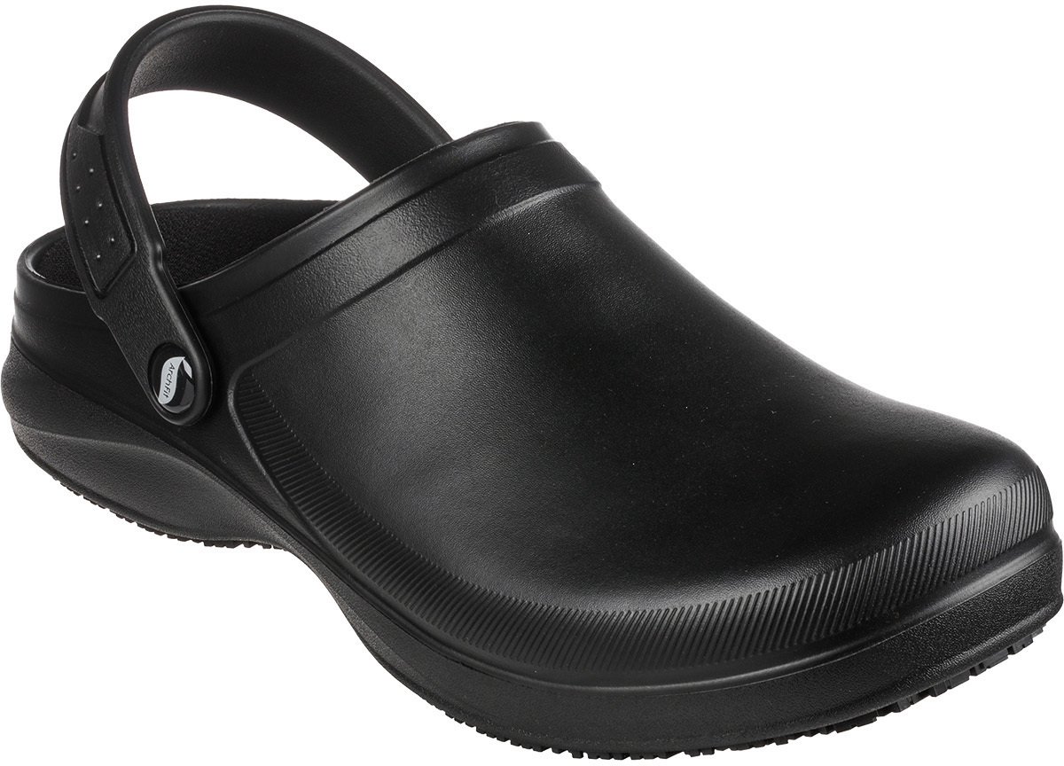 SKECHERS RIVERBOUND Werkschoenen Veiligheidsschoenen Heren Clog 200092EC BLK Zwart