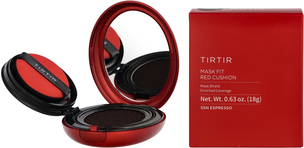 TIRTIR Mask Fit Red Cushion Foundation SPF40 55N Espresso - 18 gr
