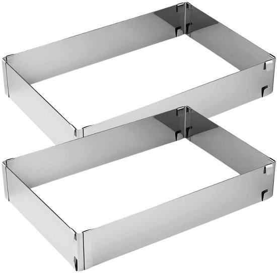 Taartvorm vierkant - (H)20x200x200mm | De Buyer GM387 - HorecaRama