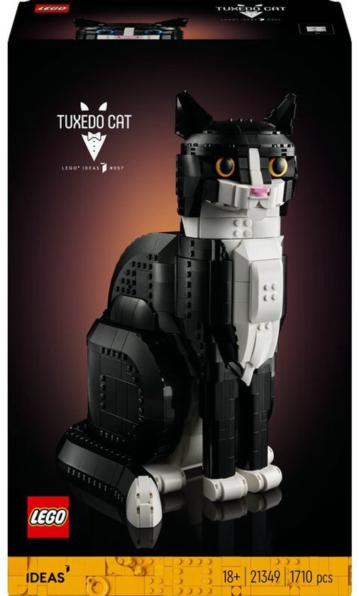 LEGO Ideas 21349 Zwart-witte kat