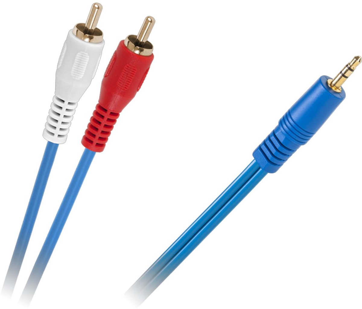 Orbit Electronic Audio Kabel - L/R (RCA) (m) naar 3.5mm Jack (m) - 1.8m - Blauw