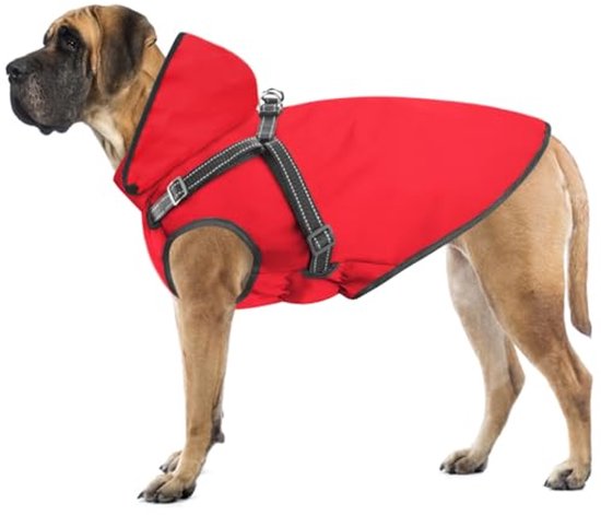 Regenjas grote hond, lengte 80 cm