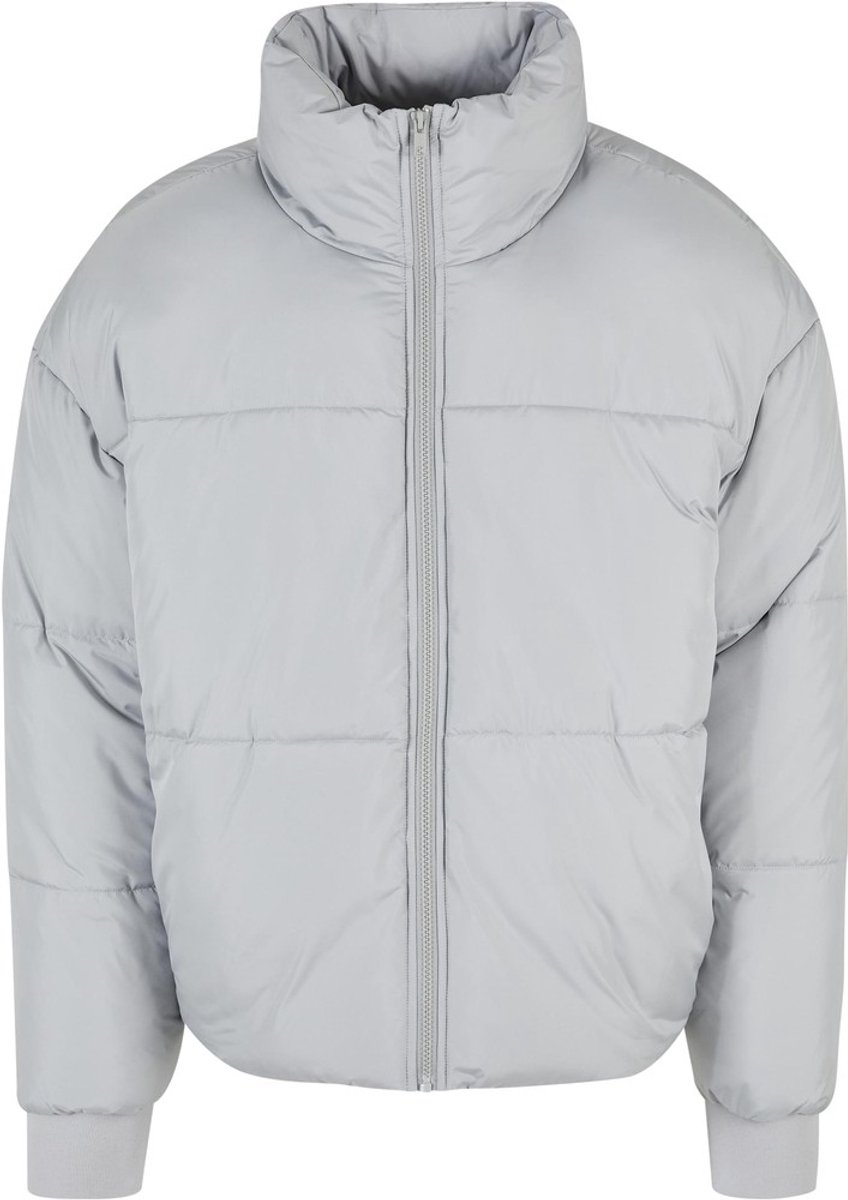 Urban Classics Short Big Gewatteerd jack 4XL Grijs