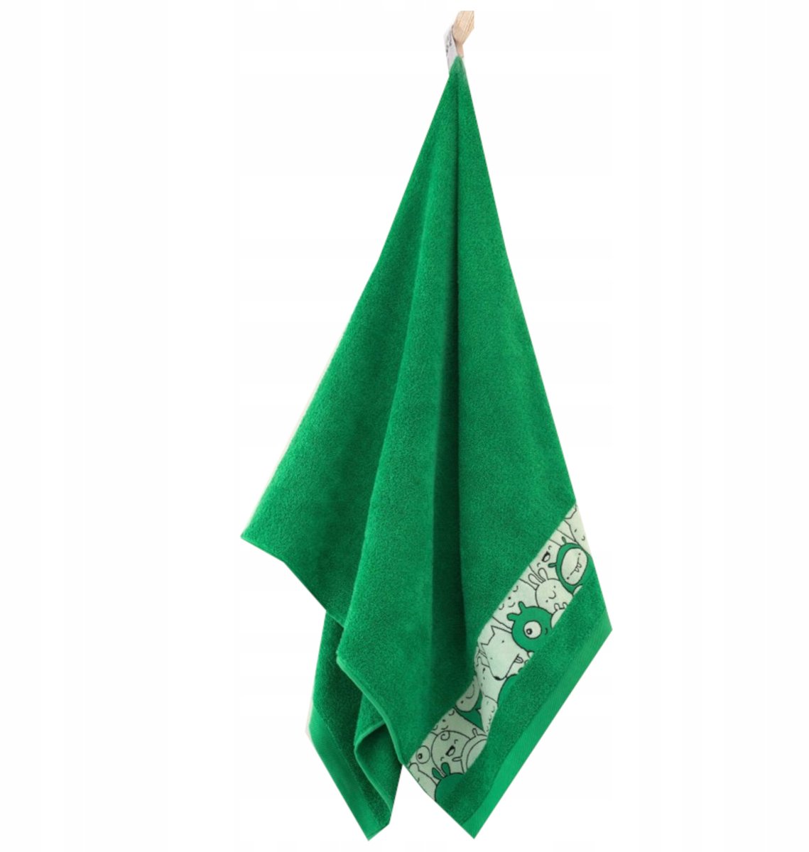 Kinderbadhanddoek 50x70cm - Zacht Egyptisch Katoen - Groen