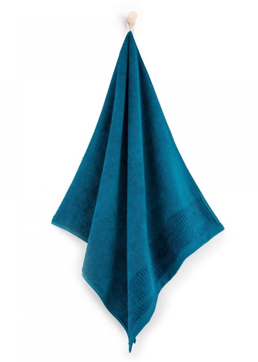 Zwoltex Lisbona Handdoek 30x50cm - Egyptisch Katoen - Emerald Groen